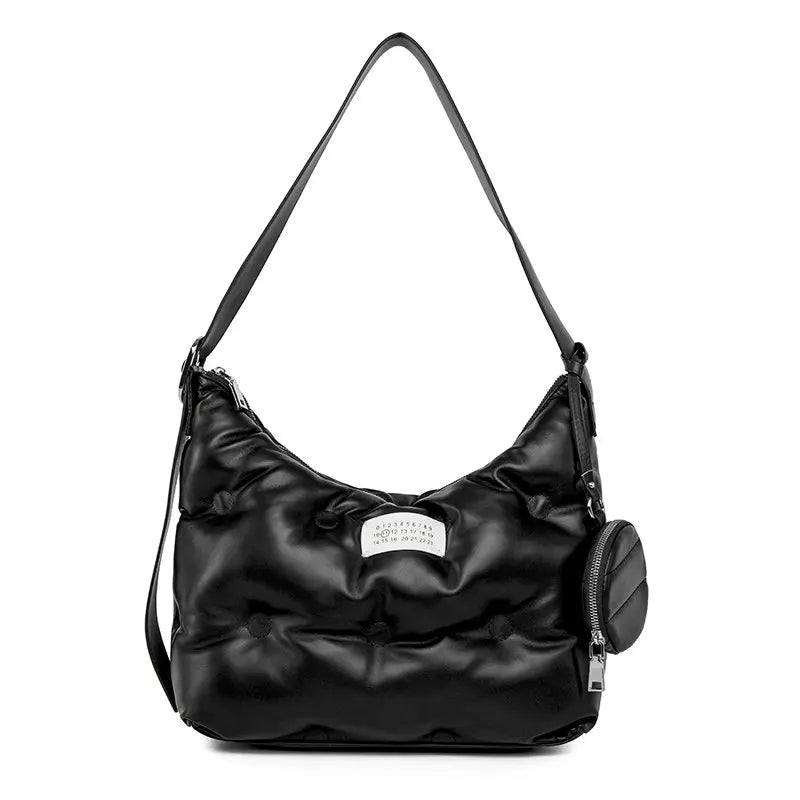 Brands Space Padded Large Tote Bag Women Handbags Nylon Down Cotton Shoulder Bag