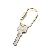 Brass Keychain Whistle Ruler Pendant Jewelry Holders