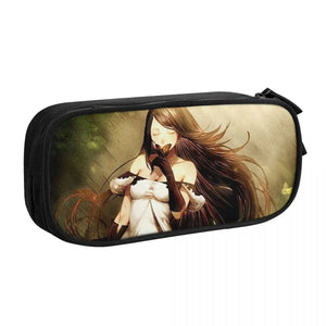 Bravely Default Pen Box Zipper Pouch Student Stationery Bag Gift