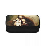Bravely Default Pen Box Zipper Pouch Student Stationery Bag Gift