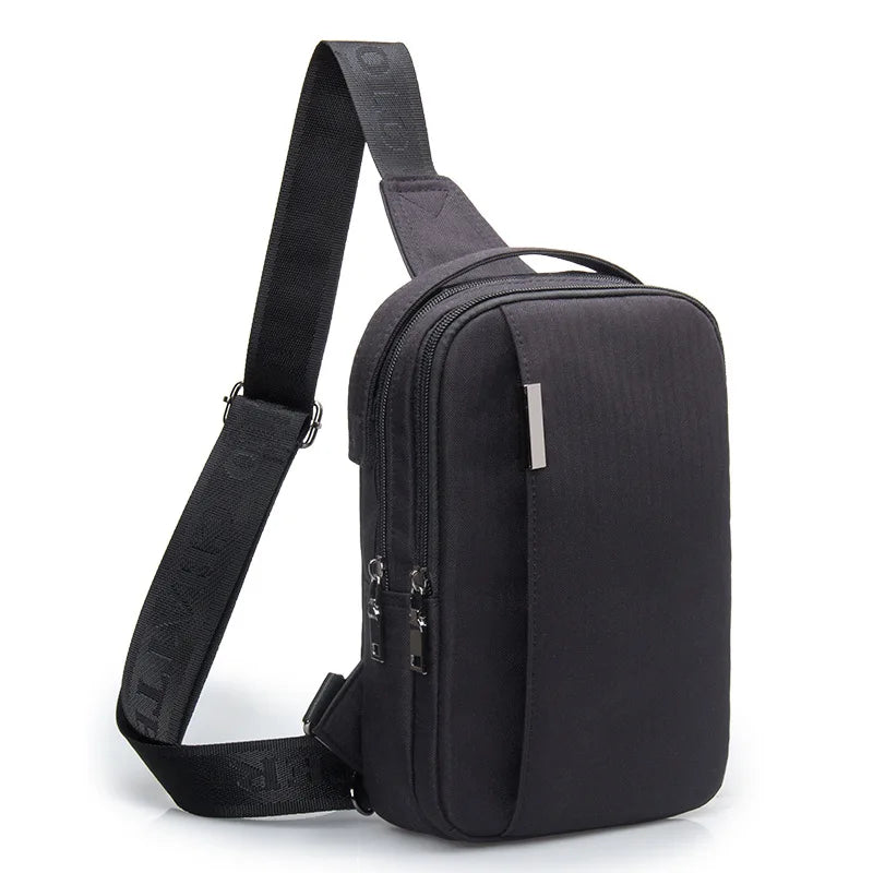 Men Leisure Shoulder Bags Men's Chest Bag Inclined Multi-functional Men Bags