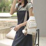 Women's Printed Shoulder Bag Chest Bag Backpack