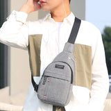 Men's Breathable Crossbody Chest Bag Waterproof Pouch