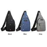 Men's Breathable Crossbody Chest Bag Waterproof Pouch