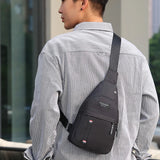 Men's Breathable Crossbody Chest Bag Waterproof Pouch