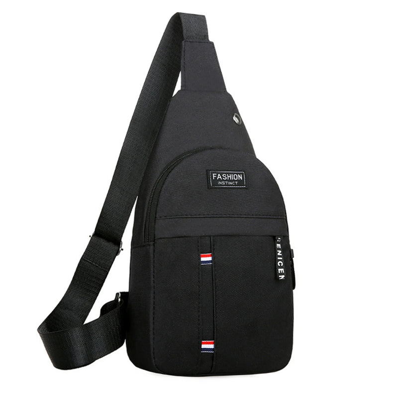 Men's Breathable Crossbody Chest Bag Waterproof Pouch