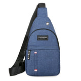 Men's Breathable Crossbody Chest Bag Waterproof Pouch
