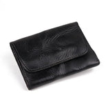 Vintage Leather Wallet Men Women Small Purse Female Portfolio