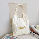 Cartoon Shoulder Bag Canvas Vest Tote Shopping Bags