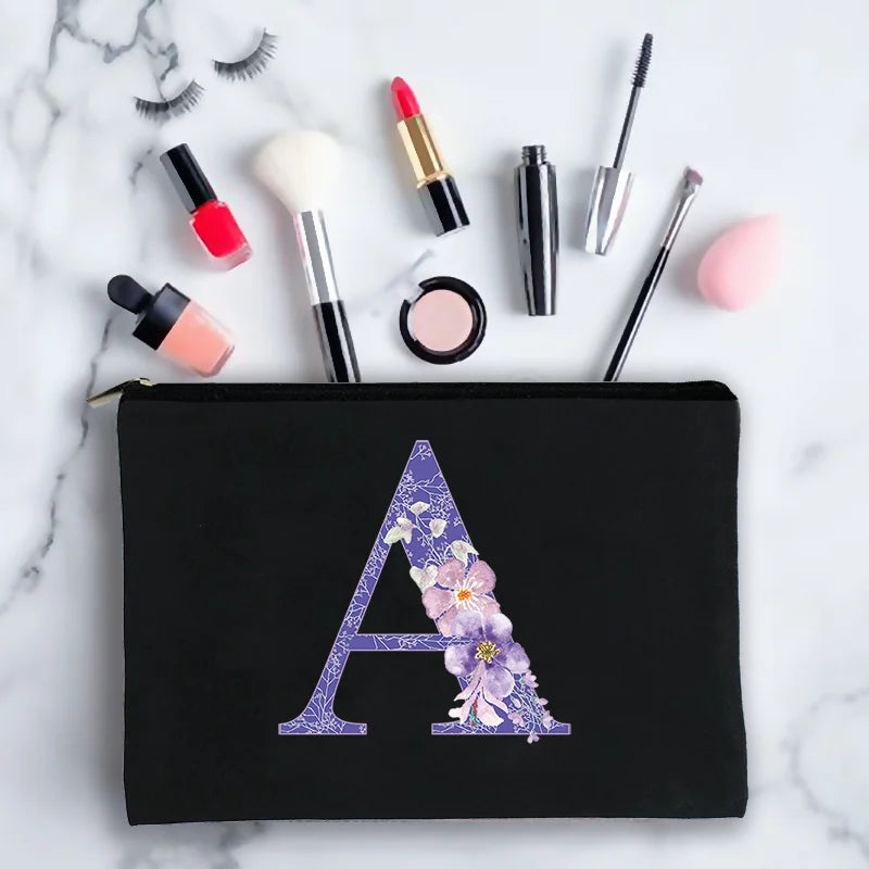 Bridesmaid Makeup Bag Cosmetic Case Toiletries Organizer Storage Pouch