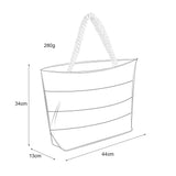 Custom Embroidered Name Beach Tote Bag for Women