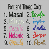 Custom Embroidered Name Beach Tote Bag for Women