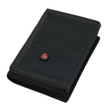 Men's Canvas Student Wallet Zipper Short Magic 3 Fold Men Purse