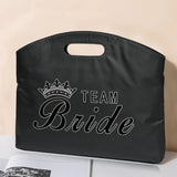 Bride Series Pattern Briefcase Business File Bag Handbag