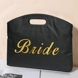Bride Series Pattern Briefcase Business File Bag Handbag
