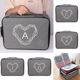 Diamond Print Waterproof Documents Organizer Case