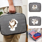 Cat Print Waterproof Travel Storage Bag