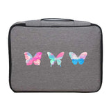 Butterfly Print Waterproof Travel Briefcase Luggage Bag