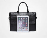 Men Leather Briefcase Bag Business Man Messenger Laptop Shoulder Handbag