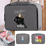 Dog Print Travel Storage Bag Waterproof Organizer Case