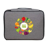 Waterproof Documents Organizer Men Women Travel Bag Food Print Handbag