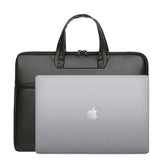 Men Handbag Briefcase PU Leather Laptop Shoulder Bag Business Crossbody