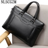 Leather Laptop Bag for Men - Stylish Crossbody Office Bag