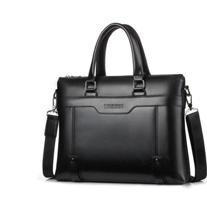 Leather Laptop Bag for Men - Stylish Crossbody Office Bag