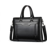 Leather Laptop Bag for Men - Stylish Crossbody Office Bag