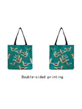 Colorful Pigeon Printed Tote Shoulder Bag Women Eco Reusable Shopper Bag