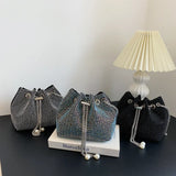 Bright Diamond Bucket Bag for Women Tote Bags