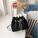 Bright Diamond Bucket Bag for Women Tote Bags