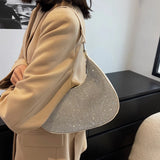 Bright Diamond Underarm Bag Chain Shoulder-straps