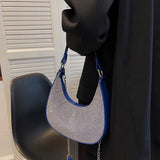 Bright Diamond Underarm Bag Chain Shoulder-straps