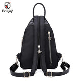 Embroidery Backpack Women Oxford Anti Theft Schoolbag Travel Backpack