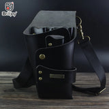 Barber Waist Bag Hair Scissor Storage PU Leather