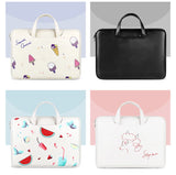Unisex Portable PU Leather Laptop Sleeve Bag 13.3-15.4inch