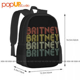 Britney Backpack Large Capacity Bookbag Creative Shopping Bag