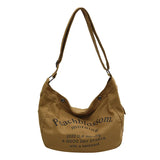 Large Capacity Canvas Shoulder Bag Crossbody Tote Bag