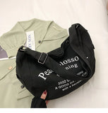 Large Capacity Canvas Shoulder Bag Crossbody Tote Bag