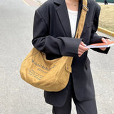 Large Capacity Canvas Shoulder Bag Crossbody Tote Bag