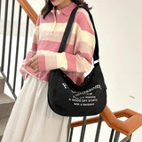Large Capacity Canvas Shoulder Bag Crossbody Tote Bag