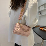 Broadband Casual Bag Women Shoulder Square Bag Messenger Bag