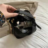 Brown Crossbody Bags for Women Pu Leather Messenger Bags Vintage Chain Shoulder