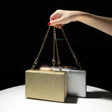 Brown Leather Clutch Crossbody Bag for Women