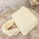 Chiffon Polyester Women Handbag with Zipper Big Capacity Shopping Bags