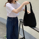 Bubble Flower Women's Shoulder Bag Large Capacity Tote Bag