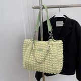 Bubble Flower Shoulder Bag Girls Student Vest Shopping Bags