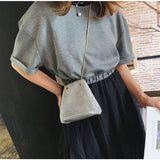 Bright Diamond Chain Shoulder Bag - Small Satchel