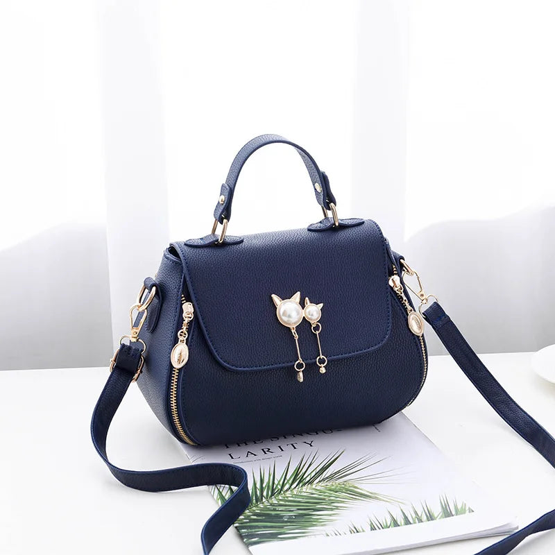 Texture Shoulder Bucket Bag Women's Summer Messenger Bag